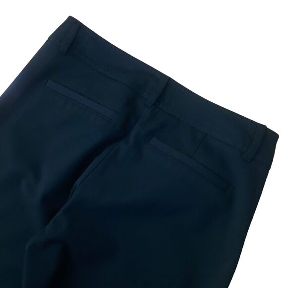 New York & Co 7th Avenue Black Skinny Stretchy Pants Women's Size 4 Bottom Slit - Picture 8 of 11